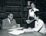 Dean Gordon W. Sweet and Student Government representatives, ca. 1957